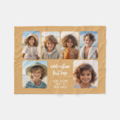 Couverture Polaire 6 Collage photo avec un script bounce tendance (Devant (Horizontal))