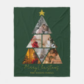 Couverture Polaire 6 Photo Tree Shape Christmas grandparent (Devant)