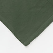 Couverture Polaire 6 Style Booth Photo Personnalisé Army Green (Coin)