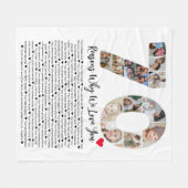 Couverture Polaire 70 Raisons pour lesquelles nous vous aimons 70e An (Devant (Horizontal))