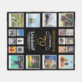 Couverture Polaire 70e anniversaire Black Gold Legendary 20 Photo (Devant (Horizontal))