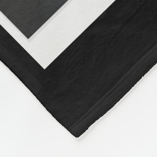 Couverture Polaire 70e anniversaire Maman Photo Collage Modèle Noir (Coin)