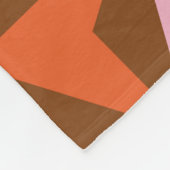 Couverture Polaire 70s retro vintage pattern background (Coin)