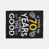 Couverture Polaire 70th Birthday Gift Took Me 70 Years Old  (Devant (Horizontal))