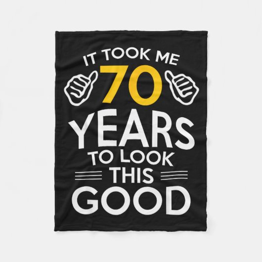 Couverture Polaire 70th Birthday Gift Took Me 70 Years Old  (Devant)