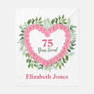 Couverture Polaire 75 Ans Loved 75e Anniversaire