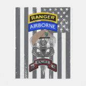 Couverture Polaire 75e régiment de Rangers (Devant)
