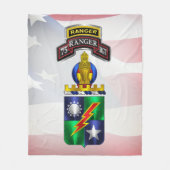 Couverture Polaire 75e régiment de rangers (Devant)