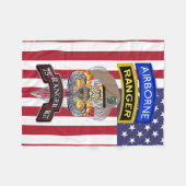 Couverture Polaire 75e régiment de Rangers : "Les Rangers mènent le c (Devant (Horizontal))