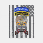 Couverture Polaire 75e régiment de Rangers "Sua Sponte" (Devant)