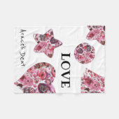 Couverture polaire, 76,2 cm x 101,6 cm Rouge (Devant (Horizontal))