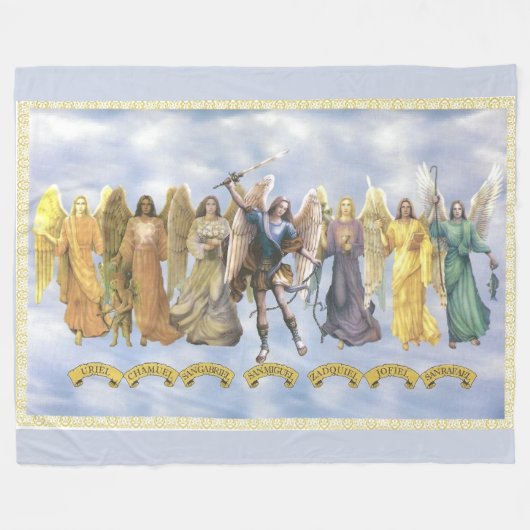 COUVERTURE POLAIRE 7 ARCHANGELS (Devant (Horizontal))