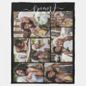 Couverture Polaire 7 Collage photo amis modèle personnalisé (Devant)