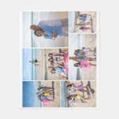 Couverture Polaire 7 modèle de collage photo personnalisé (Devant)