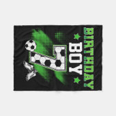 Couverture Polaire 7th Birthday Boy Soccer 7 Year Old Sport 7yr Boys  (Devant (Horizontal))