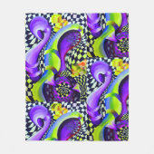 Couverture Polaire 80 s Art Deco Geometric Pattern (Devant)