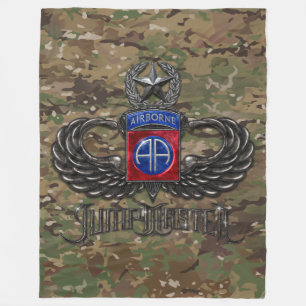 Couverture Polaire 82e Camo Jumpmaster aéroporté