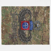 Couverture Polaire 82e Camo Jumpmaster aéroporté (Devant (Horizontal))