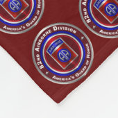 Couverture Polaire 82e division aéroportée "All Way" (Coin)