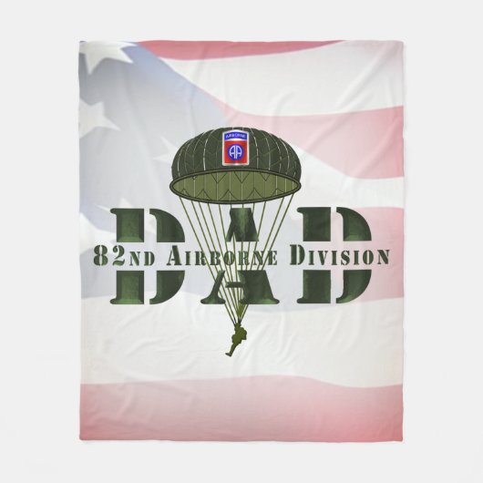 Couverture Polaire 82e Division aéroportée DAD (Devant)