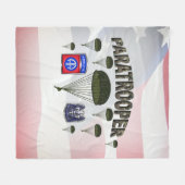 Couverture Polaire 82e division aéroportée Parachutiste (Devant (Horizontal))