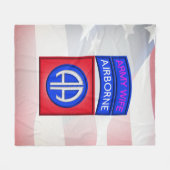 Couverture Polaire 82e épouse de la division aéroportée (Devant (Horizontal))