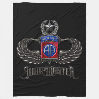 Couverture Polaire 82e Jumpmaster aéroporté Noir