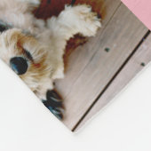 Couverture Polaire 8 Collage Photo Ajouter Votre Nom Calligraphie Ros (Coin)