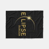 Couverture Polaire 8 Éclipse solaire totale 2024 (Devant (Horizontal))