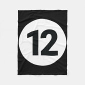 Couverture Polaire 8 Pool Ball 12 Billiards Costume Halloween Groupe  (Devant)