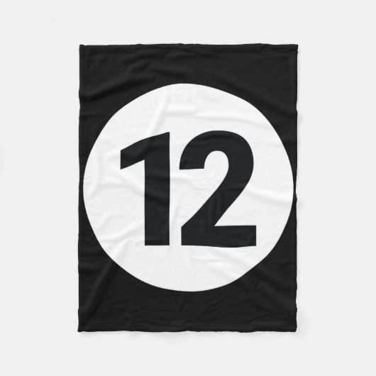 Couverture Polaire 8 Pool Ball 12 Billiards Costume Halloween Groupe  (Devant)