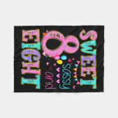 Couverture Polaire 8 Years Old Sweet Sy And Eight Birthday Girl Donut (Devant (Horizontal))