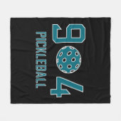 Couverture Polaire 904 Pickleball Turquoise (Devant (Horizontal))