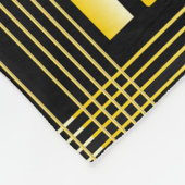 Couverture Polaire 90e anniversaire Art Déco Gold Black Great Gatsby (Coin)