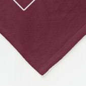 Couverture Polaire 90e anniversaire du meilleur fabuleux Maroon rouge (Coin)