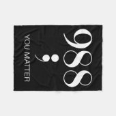 Couverture Polaire 988 Sensibilisation à la prévention du suicide (Devant (Horizontal))