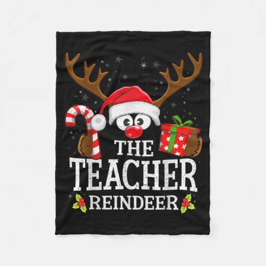 Couverture Polaire 99 Matching Christmas Reindeer Squad Uni-adults Ch (Devant)