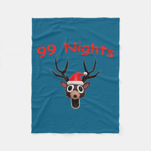 Couverture Polaire 99 Nights Christmas Deer Gamer Fan Merch  (Devant)