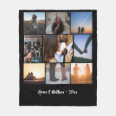 Couverture Polaire 9 photos collage personnalisé (Devant)