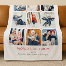 9 photos personnalisées 'La meilleure maman du mon
