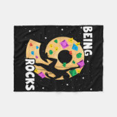 Couverture Polaire 9 Year Old Rock Climbing 9th Birthday Adventures C (Devant (Horizontal))