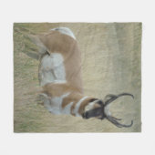 Couverture Polaire A9 Pronghorn Antelope Big Buck (Devant (Horizontal))