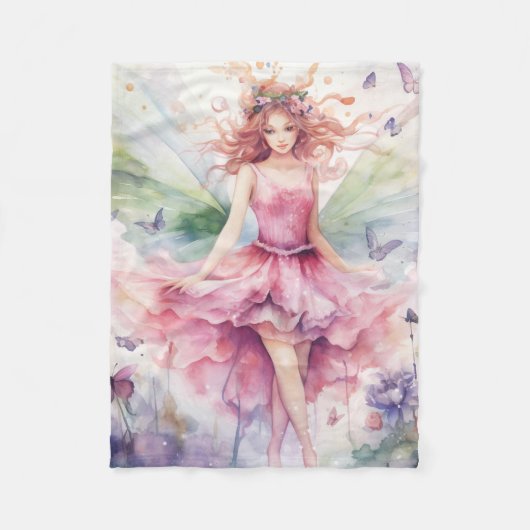 Couverture Polaire A Beautiful Spring Fairy (Devant)
