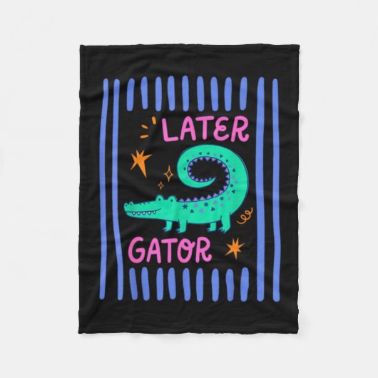 Couverture Polaire À bientôt Gator (Devant)