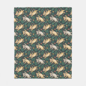 Couverture Polaire A blanket's front side features a repeating  (Devant)