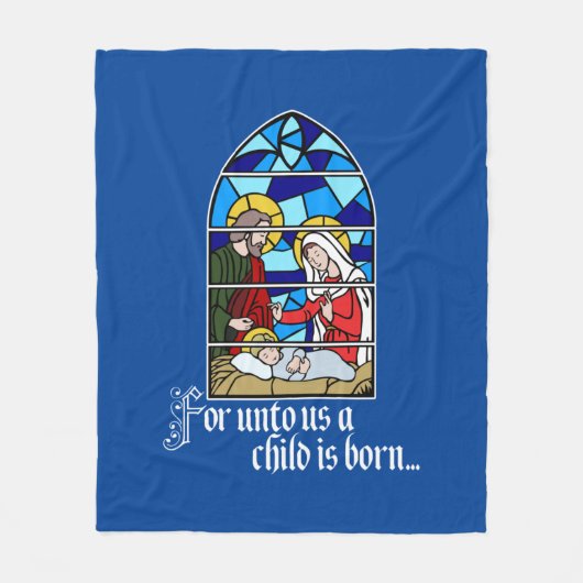 Couverture Polaire A Child is born (Devant)