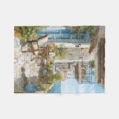 Couverture Polaire A Cosy Seaside Balcony (Devant (Horizontal))