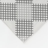 Couverture Polaire à damiers motif 01 w Offwhite BG (Coin)
