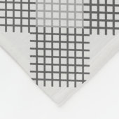 Couverture Polaire à damiers motif 01 w Offwhite BG (Coin)
