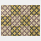 Couverture Polaire à damiers Motif.02 (Devant (Horizontal))
